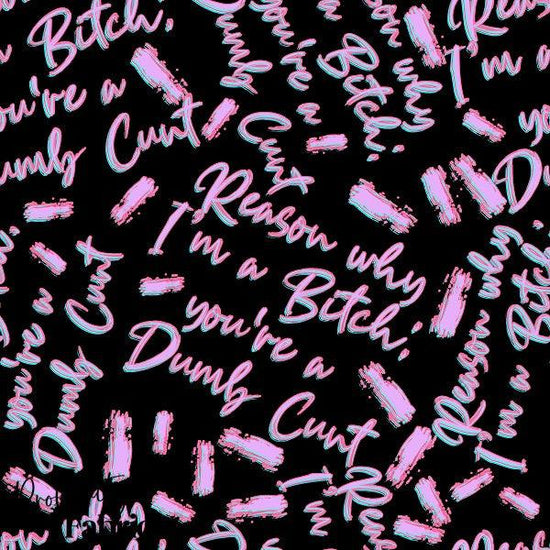 Load image into Gallery viewer, Profanity 239 - Swear Word Fabric - Fabric by Missy Rose Pre-Order
