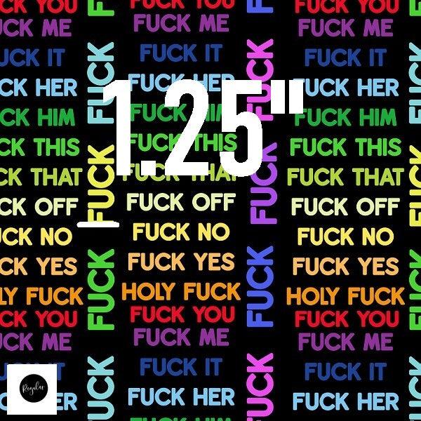 Load image into Gallery viewer, Profanity 323 - Swear Word Fabric - Fabric by Missy Rose Pre-Order
