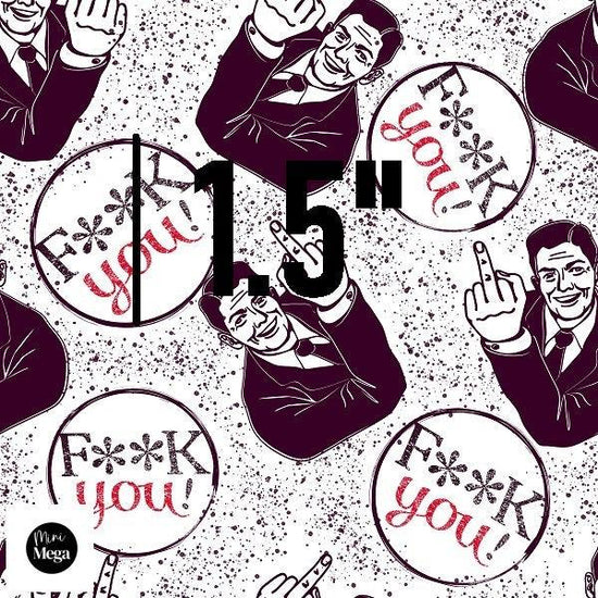 Profanity 33 - Swear Word Fabric - Fabric by Missy Rose Pre-Order