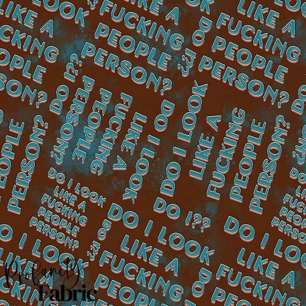 Load image into Gallery viewer, Profanity 347 - Swear Word Fabric - Fabric by Missy Rose Pre-Order
