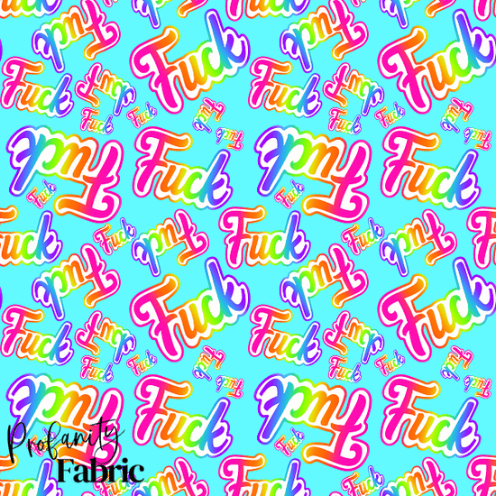 Load image into Gallery viewer, Profanity 364 - Swear Word Fabric - Fabric by Missy Rose Pre-Order
