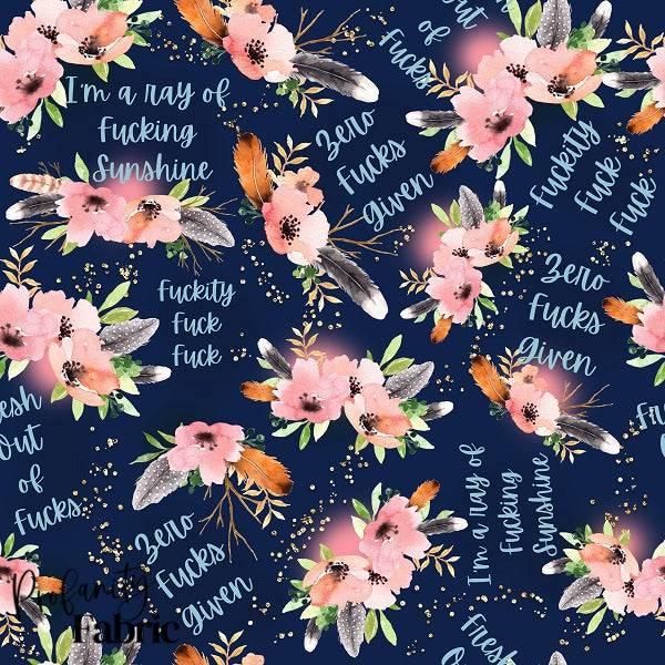 Profanity 48 - Swear Word Fabric - Fabric by Missy Rose Pre-Order
