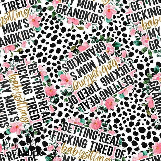 Profanity 52 - Swear Word Fabric - Fabric by Missy Rose Pre-Order