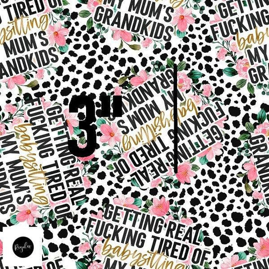Profanity 52 - Swear Word Fabric - Fabric by Missy Rose Pre-Order