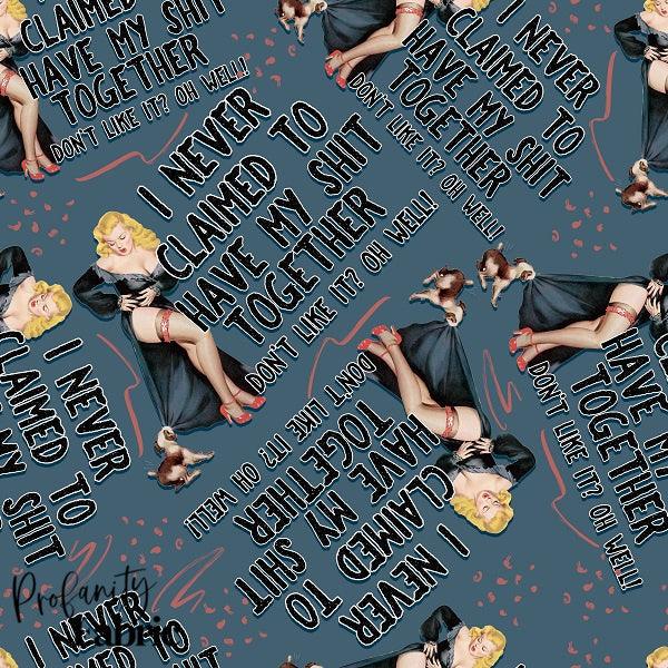 Load image into Gallery viewer, Profanity 68 - Swear Word Fabric - Fabric by Missy Rose Pre-Order
