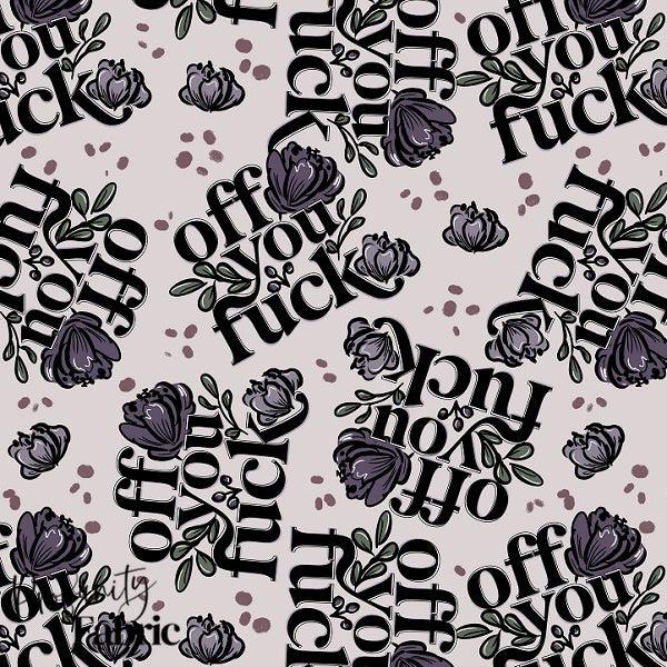 Profanity 07 - Swear Word Fabric - Fabric by Missy Rose Pre-Order