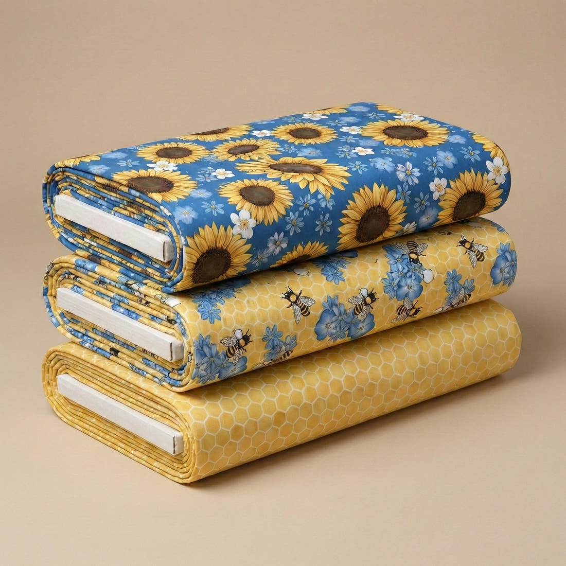 Trio Project Panel 11 fabric – premium custom printed fabric for sewing | Fabric by Missy Rose