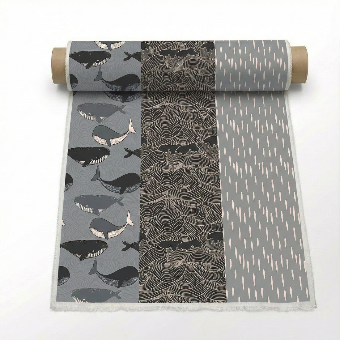 Trio Project Panel 15 fabric – premium custom printed fabric for sewing | Fabric by Missy Rose