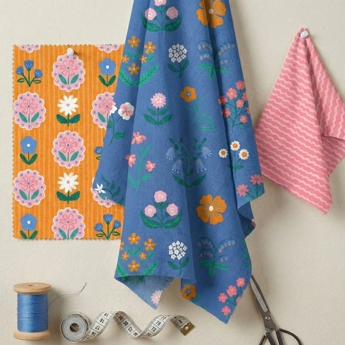 Trio Project Panel 02 fabric – Australian custom printed fabric pre-order | Fabric by Missy Rose
