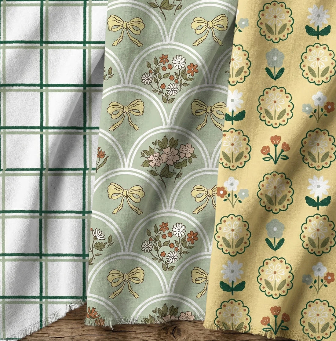 Trio Project Panel 01 fabric – made-to-order custom fabric by the metre | Fabric by Missy Rose