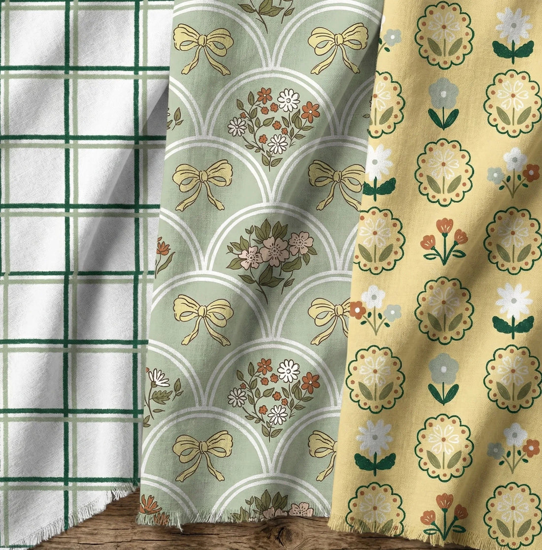 Trio Project Panel 01 fabric – made-to-order custom fabric by the metre | Fabric by Missy Rose