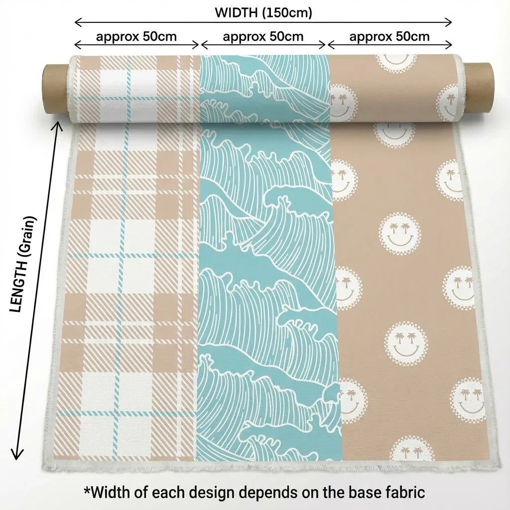 Trio Project Panel 03 fabric – Australian custom printed fabric pre-order | Fabric by Missy Rose