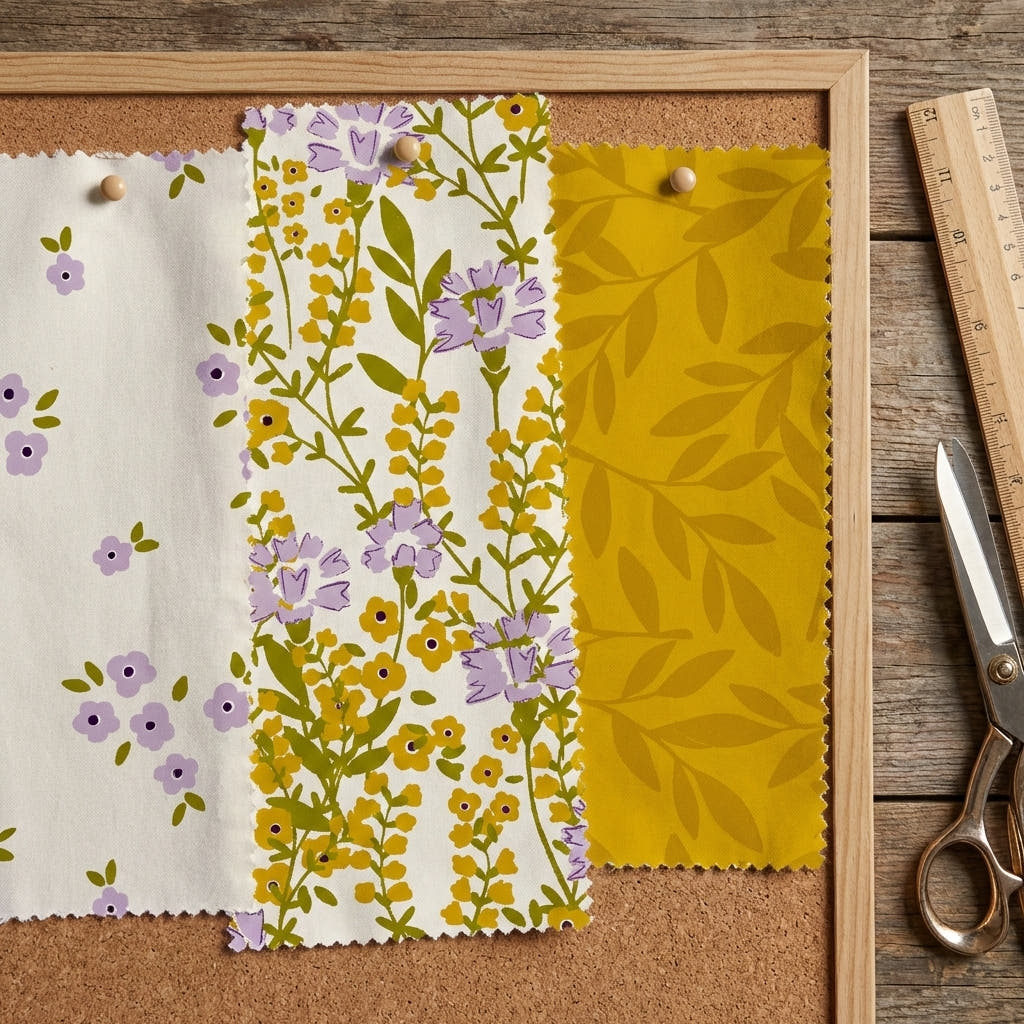 Trio Project Panel 04 fabric – premium custom printed fabric for sewing | Fabric by Missy Rose
