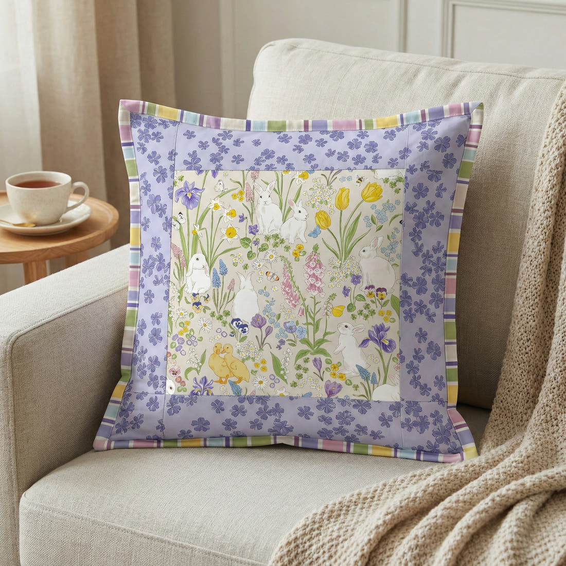 Trio Project Panel 05 fabric – premium custom printed fabric for sewing | Fabric by Missy Rose