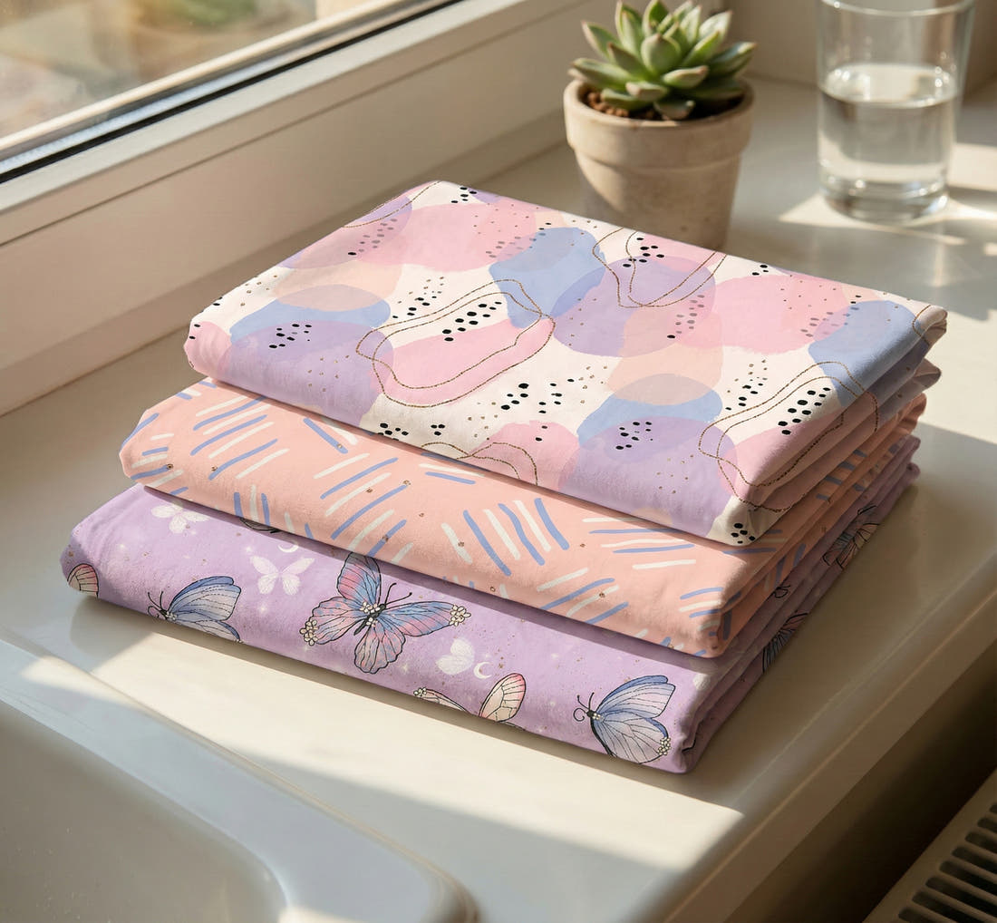 Trio Project Panel 06 fabric – premium custom printed fabric for sewing | Fabric by Missy Rose