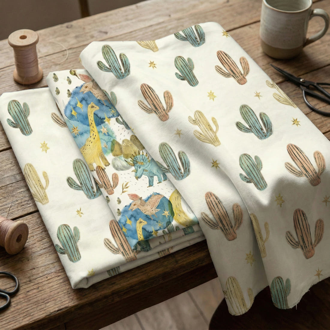 Trio Project Panel 09 fabric – Australian custom printed fabric pre-order | Fabric by Missy Rose