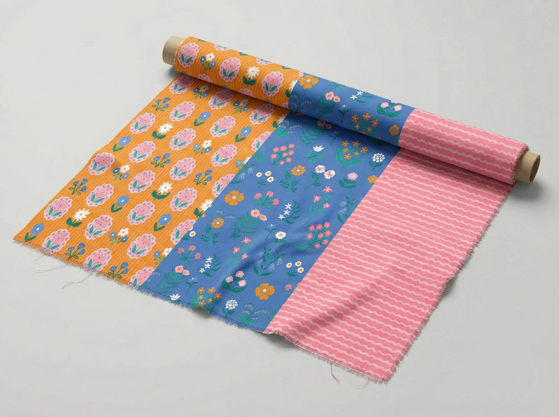 Trio Project Panel 02 fabric – pre-order designer fabric Australia | Fabric by Missy Rose