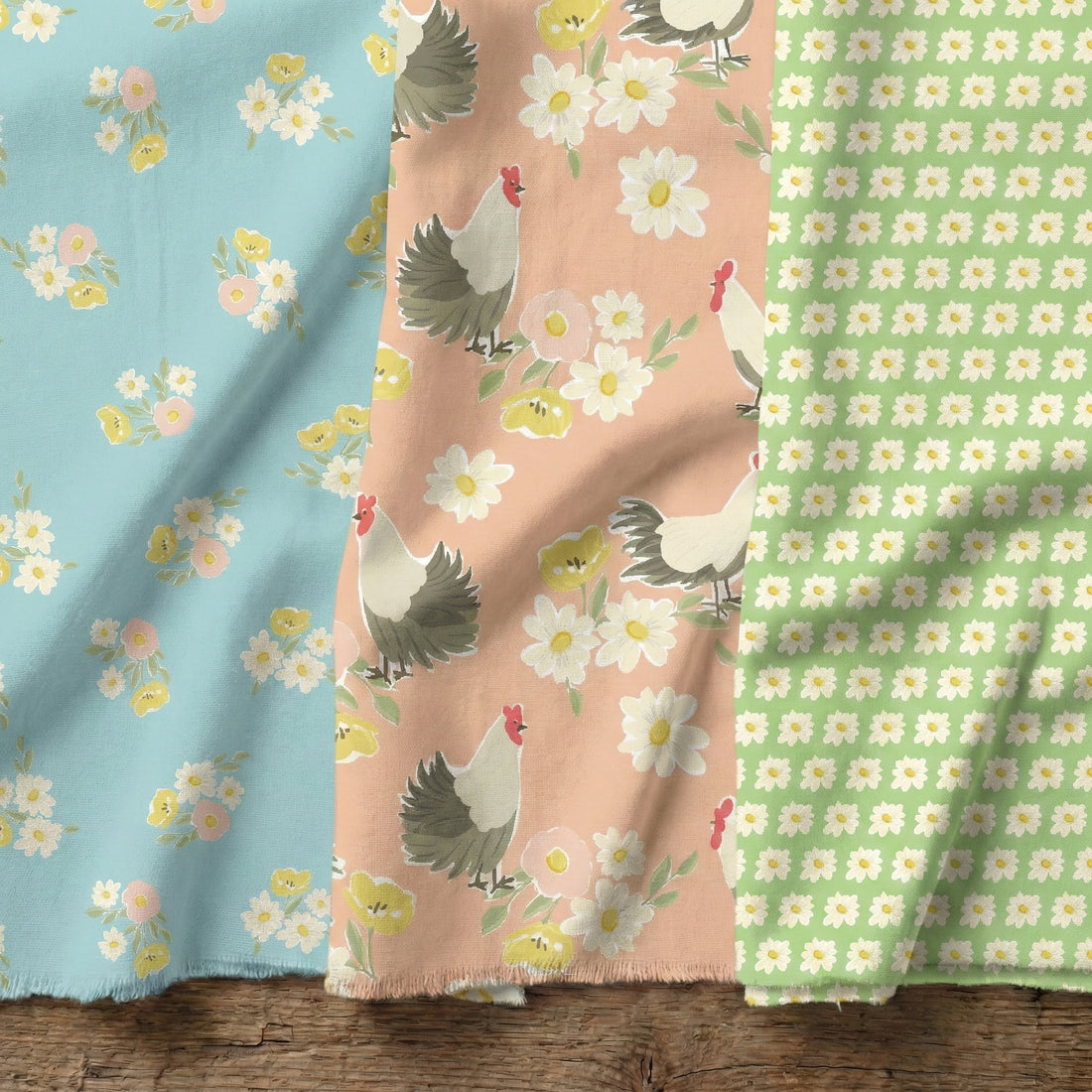 Trio Project Panel 08 fabric – premium custom printed fabric for sewing | Fabric by Missy Rose