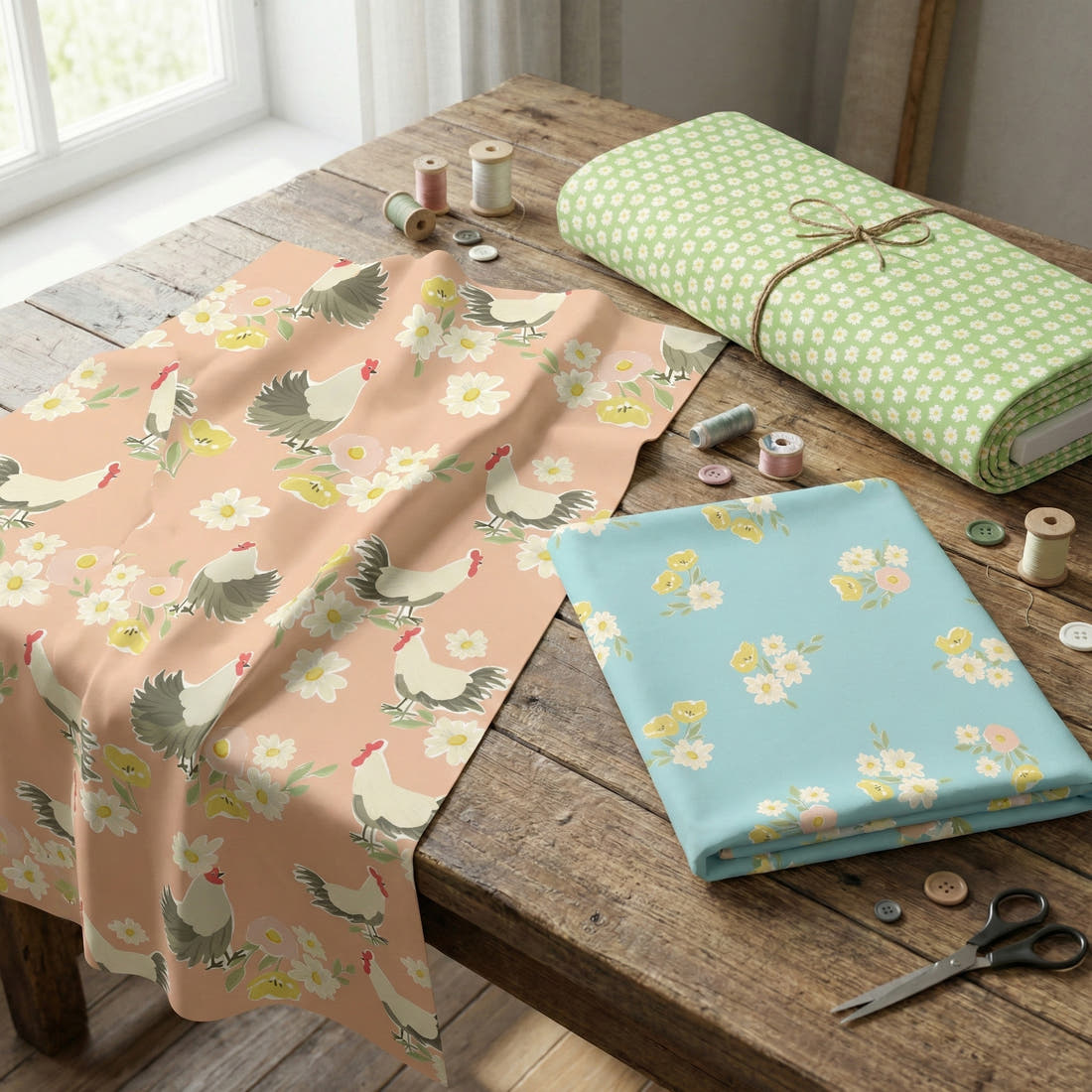 Trio Project Panel 08 fabric – custom printed pre-order fabric Australia | Fabric by Missy Rose