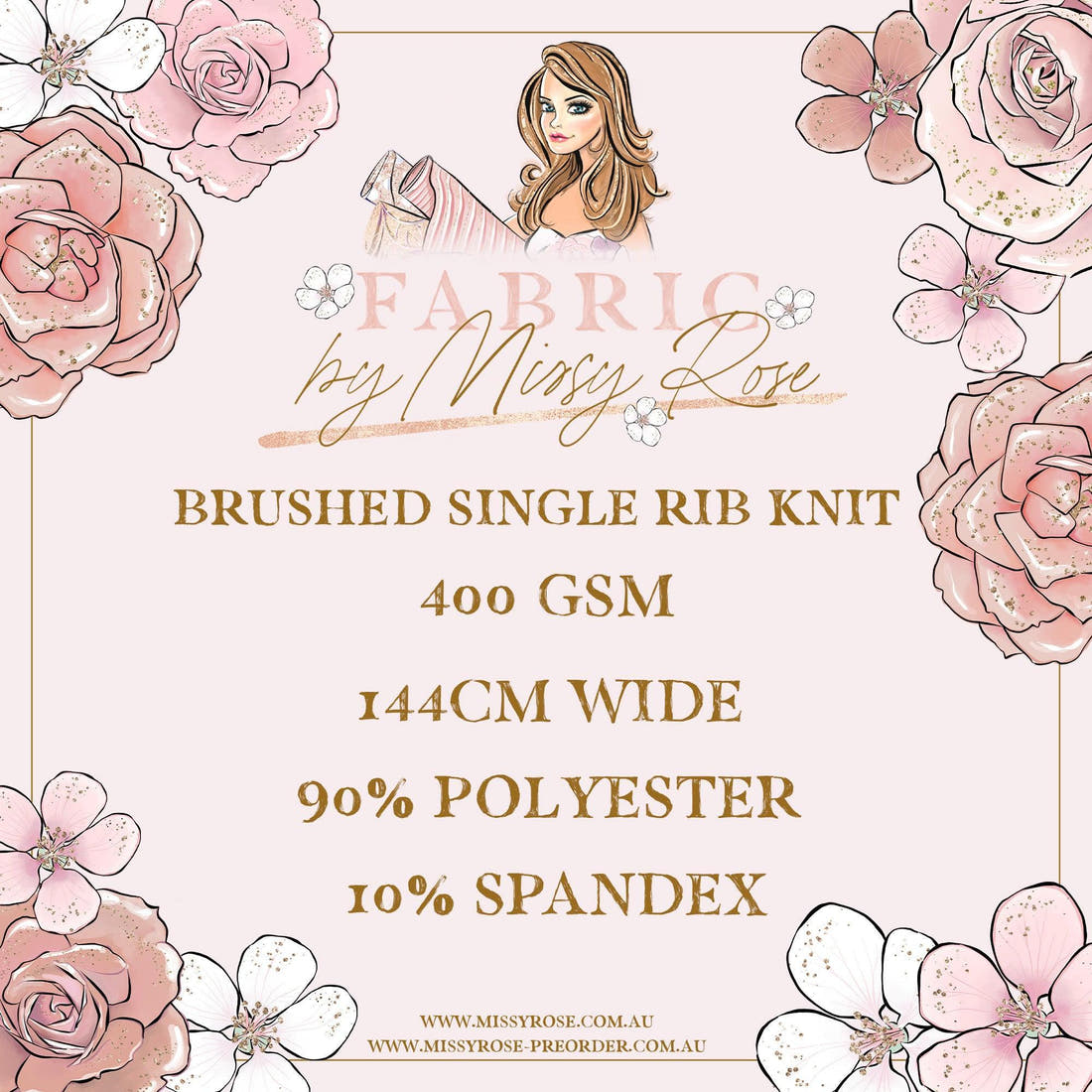 Sample Panel Fabric – Australian custom printed fabric pre-order | Fabric by Missy Rose