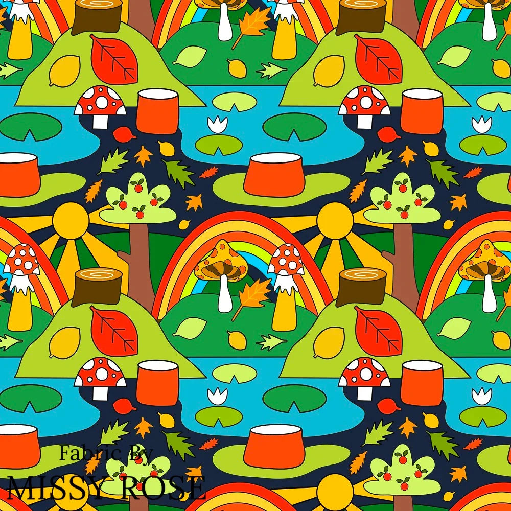 Scandi 30 fabric – custom printed pre-order fabric Australia | Fabric by Missy Rose