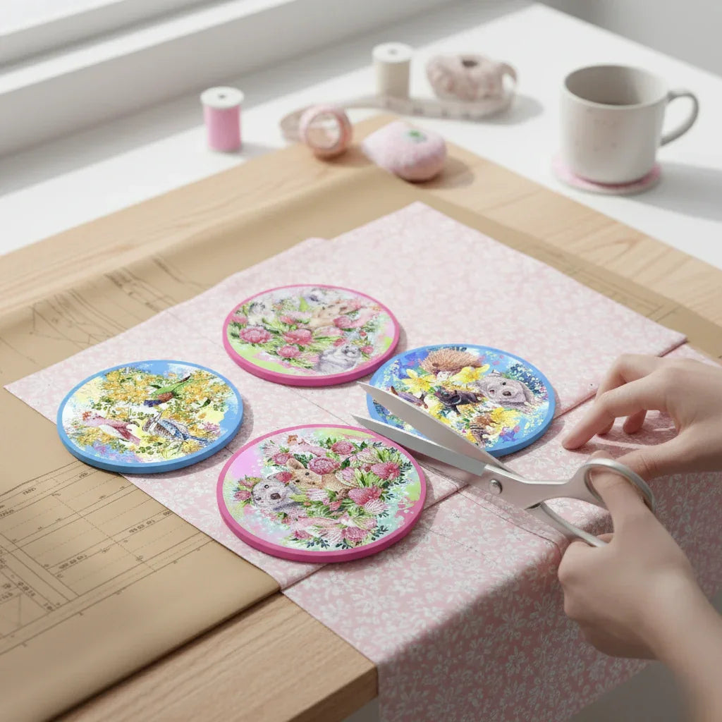 Sewing Pattern Weights Australian Animals x 4 fabric – made-to-order custom fabric by the metre | Fabric by Missy Rose