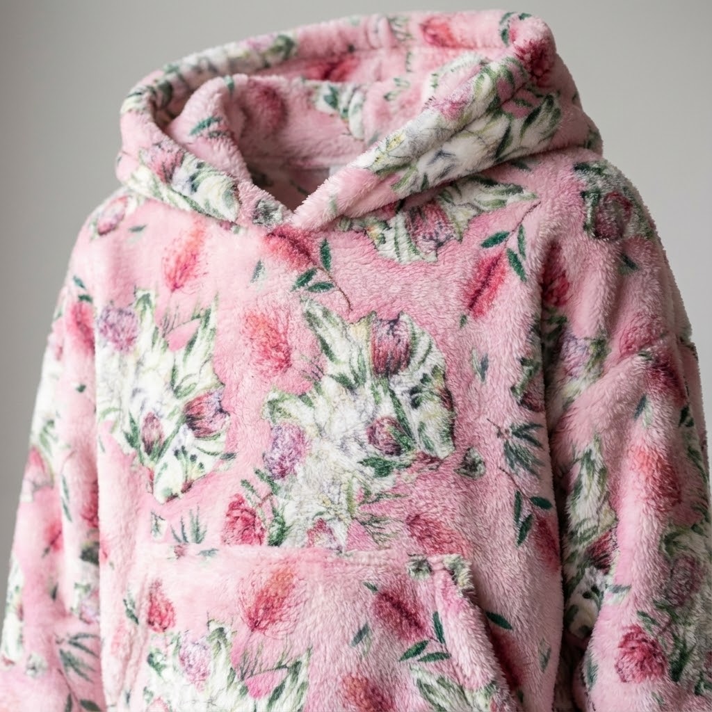 Squish fluffiest, warmest fabric hoodies
