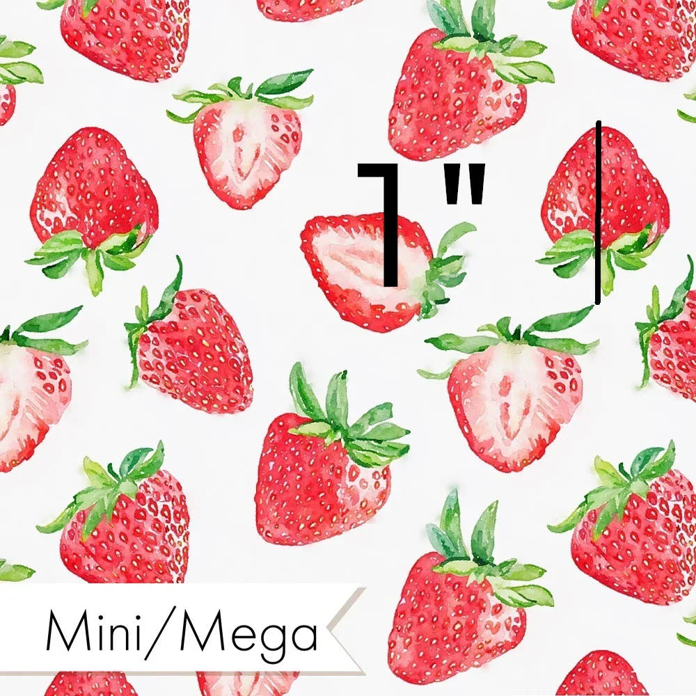 Strawberry 03 fabric – pre-order designer fabric Australia | Fabric by Missy Rose