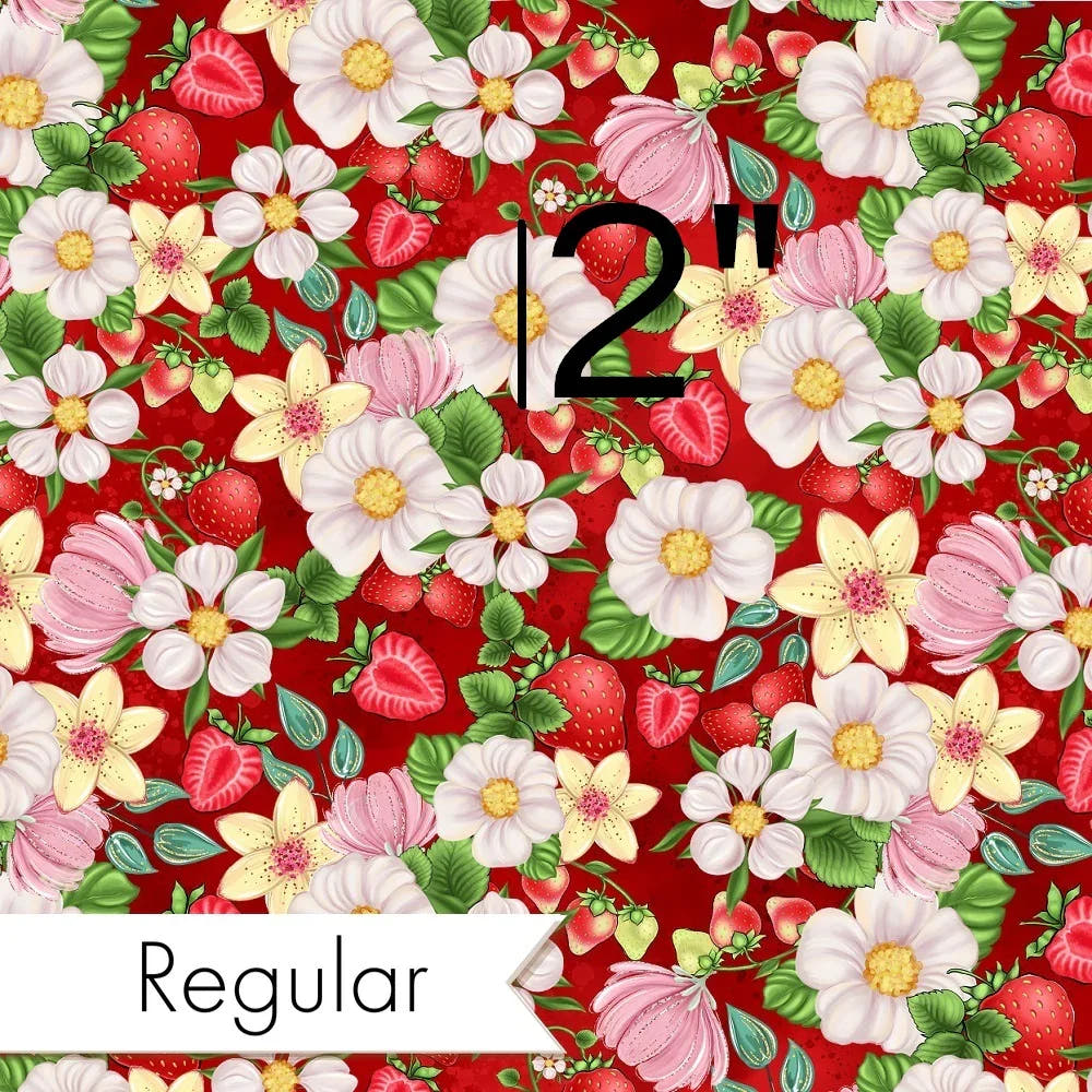 Strawberry 08 fabric – pre-order designer fabric Australia | Fabric by Missy Rose