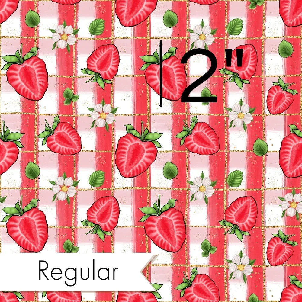 Strawberry 09 fabric – custom printed pre-order fabric Australia | Fabric by Missy Rose