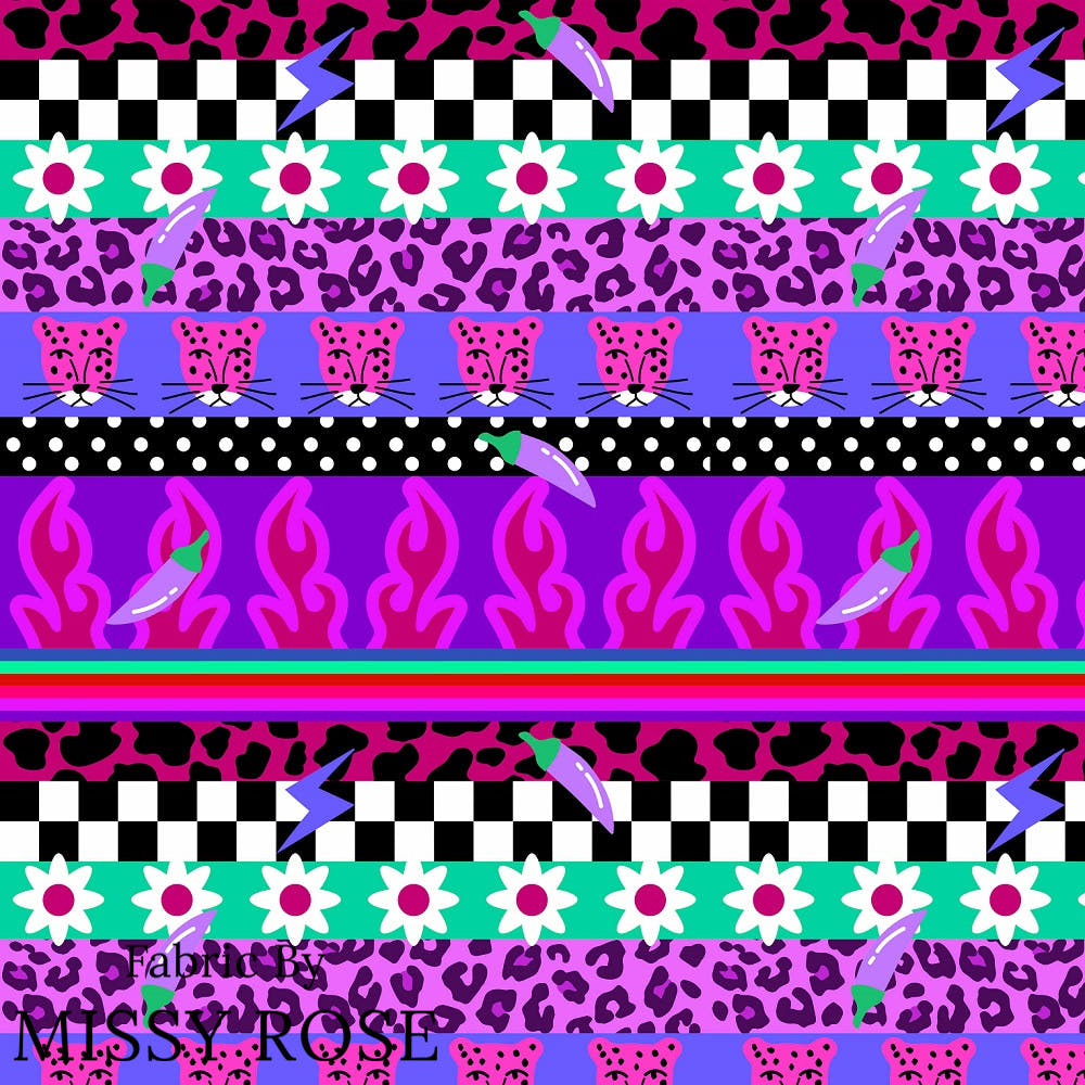 Studio Saturate Fabric 08 – premium custom printed fabric for sewing | Fabric by Missy Rose