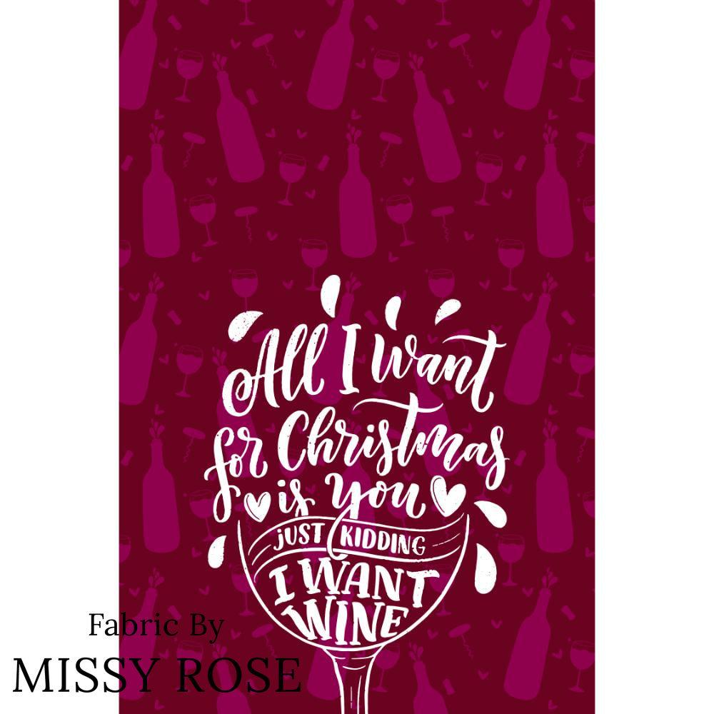 Tea Towel Panel 01 fabric – custom printed pre-order fabric Australia | Fabric by Missy Rose