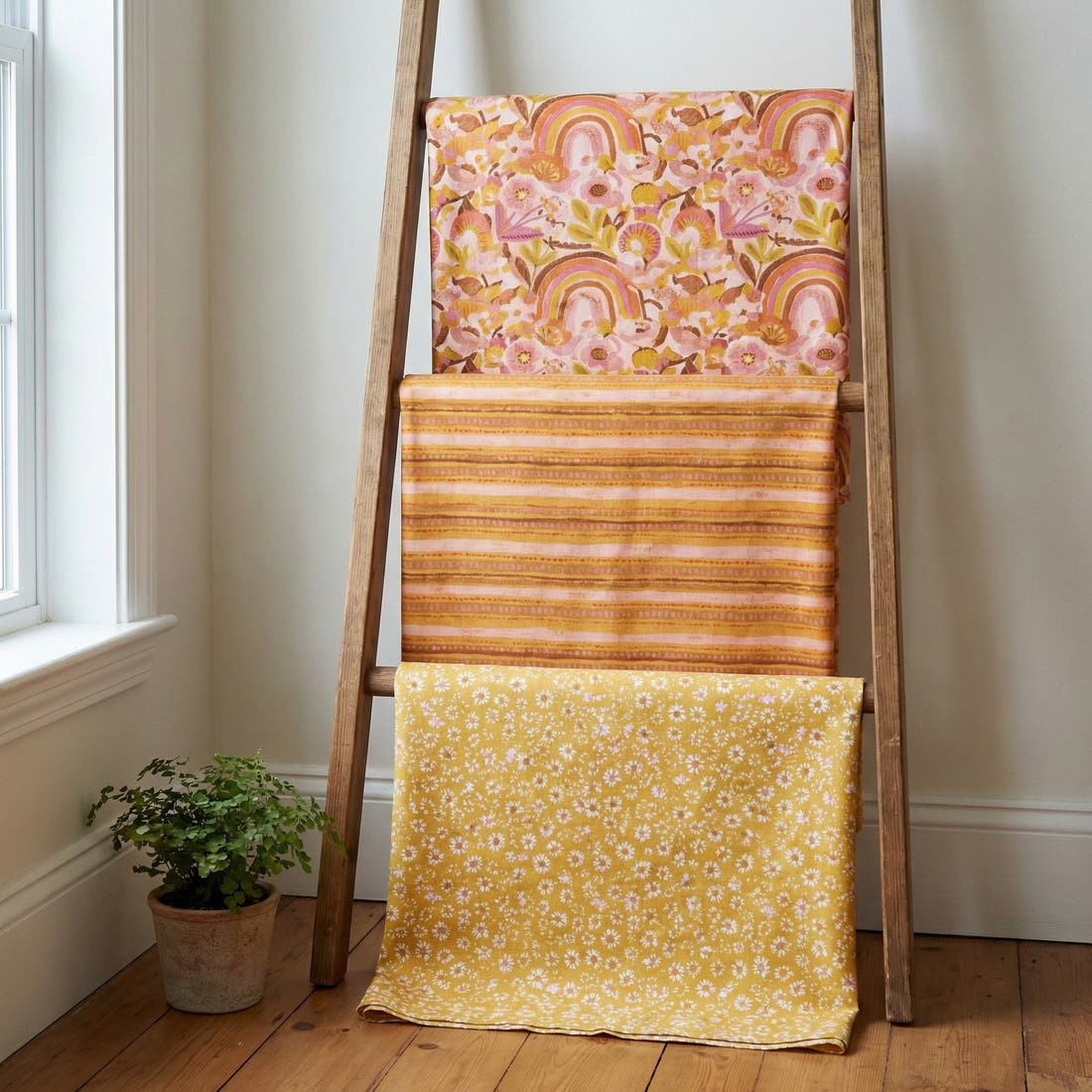 Trio Project Panel 21 fabric – premium custom printed fabric for sewing | Fabric by Missy Rose