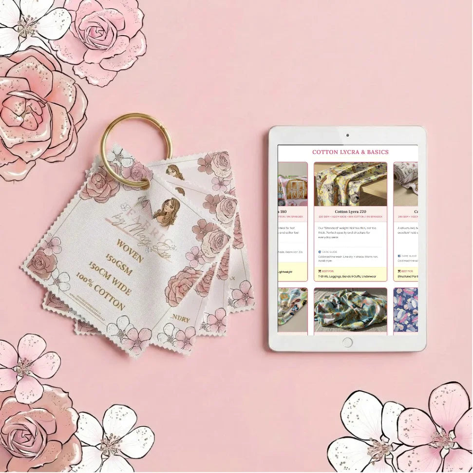 The "Touch & Feel" Fabric Sample Pack + Digital Base Guide – Fabric by Missy Rose
