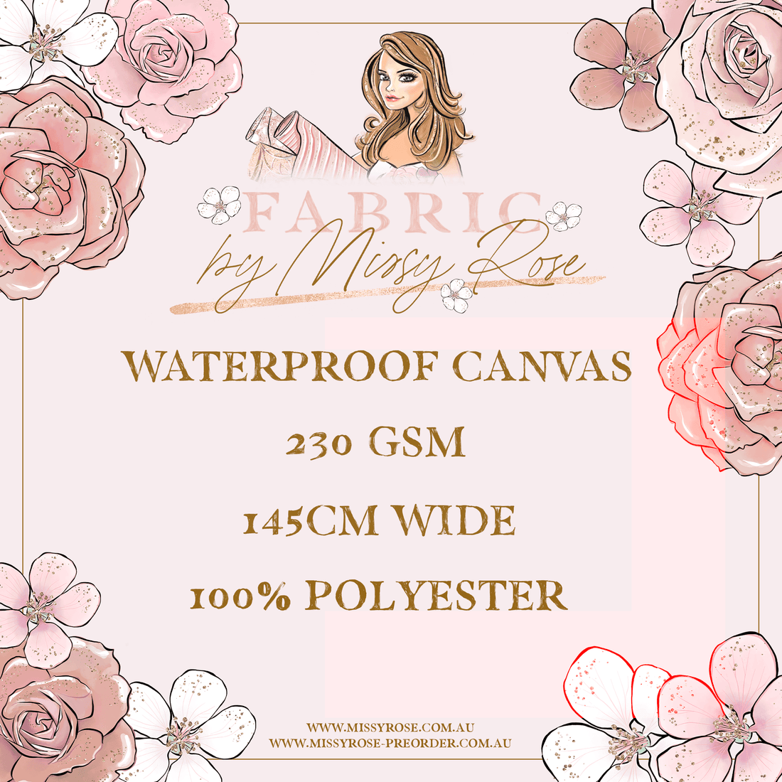 Sample Panel Fabric – pre-order designer fabric Australia | Fabric by Missy Rose