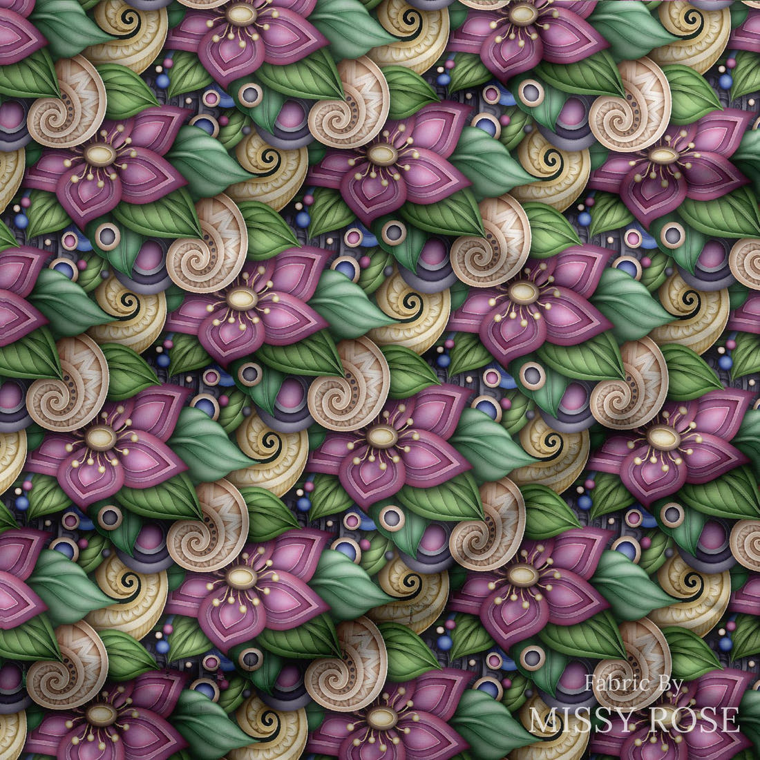 Countdown Collection 252 draped fabric mockup - custom printed fabric by the metre | Fabric by Missy Rose