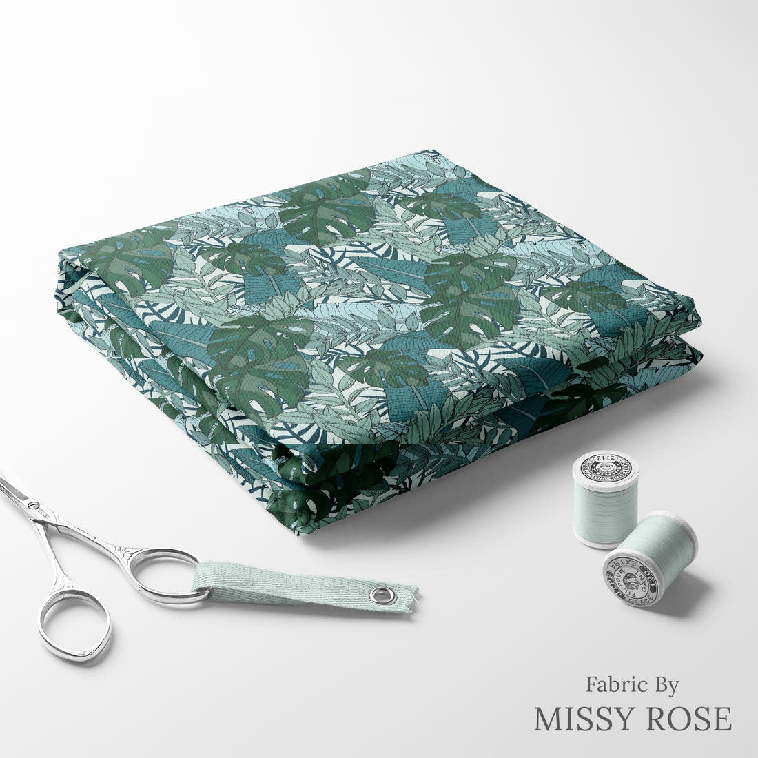 Countdown Collection 253 folded fabric stack with matching thread - pre-order fabric Australia | Fabric by Missy Rose
