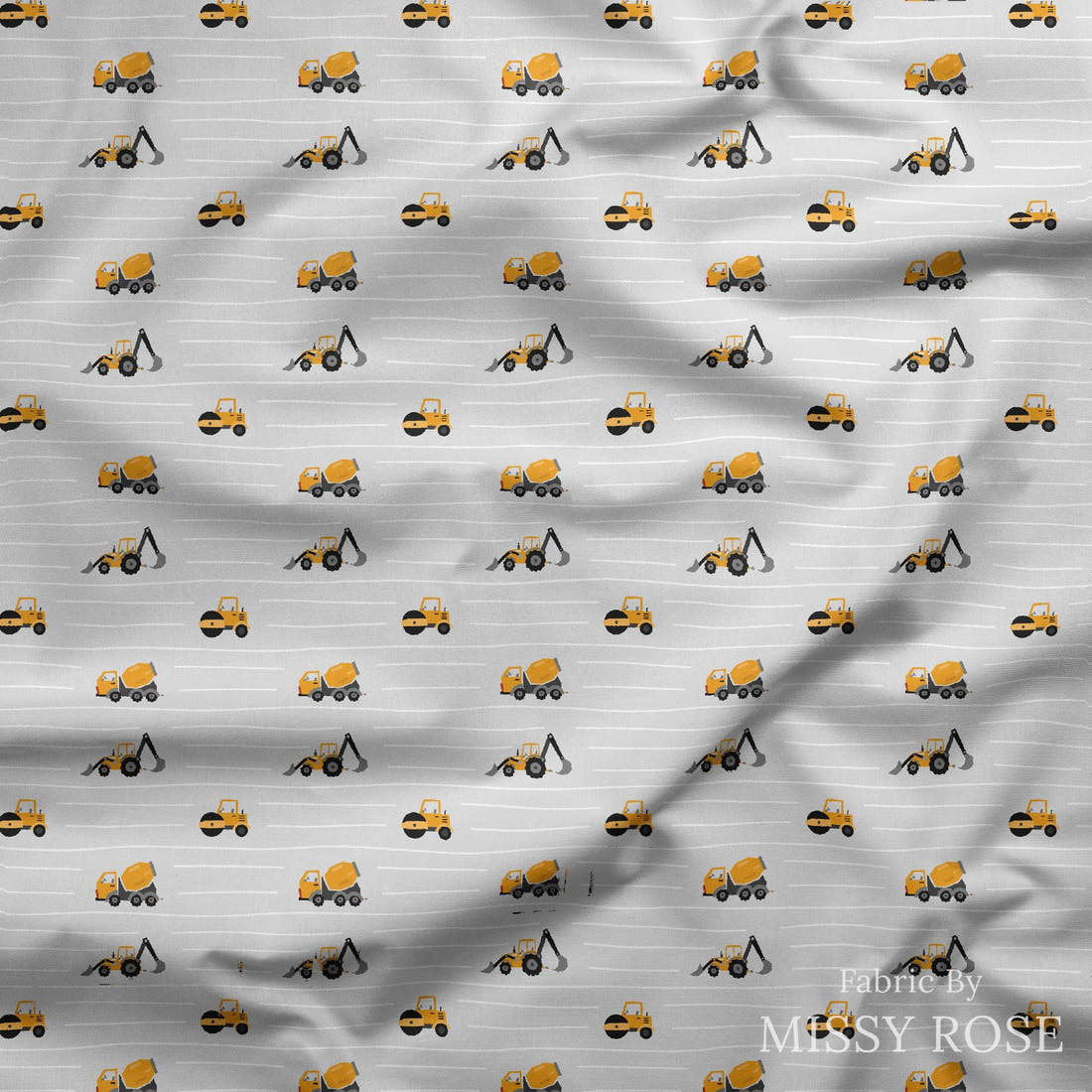Countdown Collection 261 draped fabric mockup - custom printed fabric by the metre | Fabric by Missy Rose