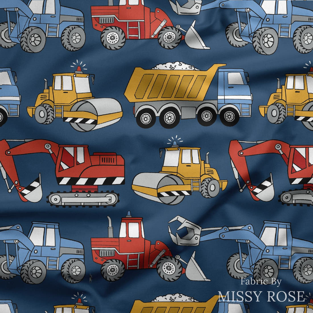 Countdown Collection 262 draped fabric mockup - custom printed fabric by the metre | Fabric by Missy Rose