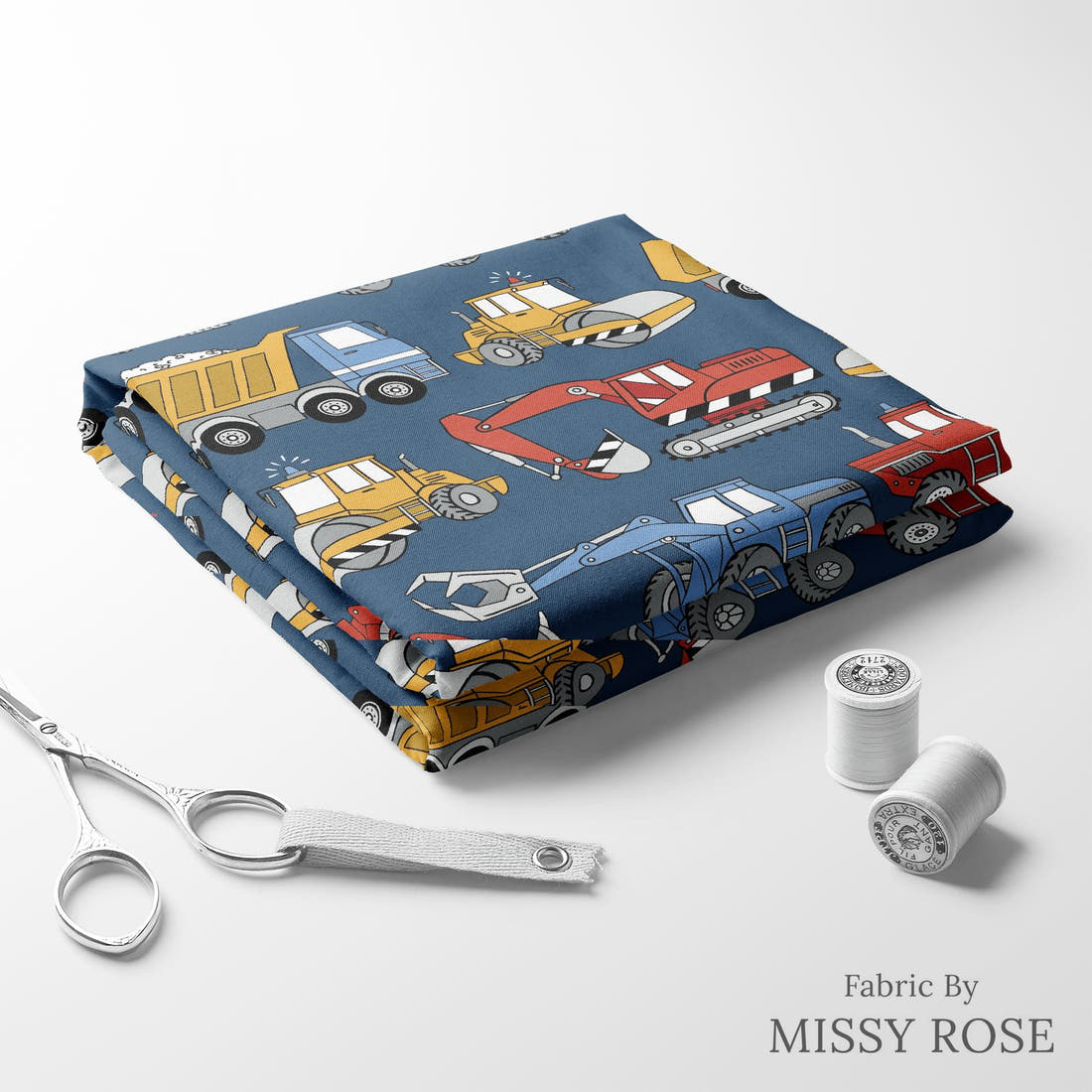 Countdown Collection 262 folded fabric stack with matching thread - pre-order fabric Australia | Fabric by Missy Rose