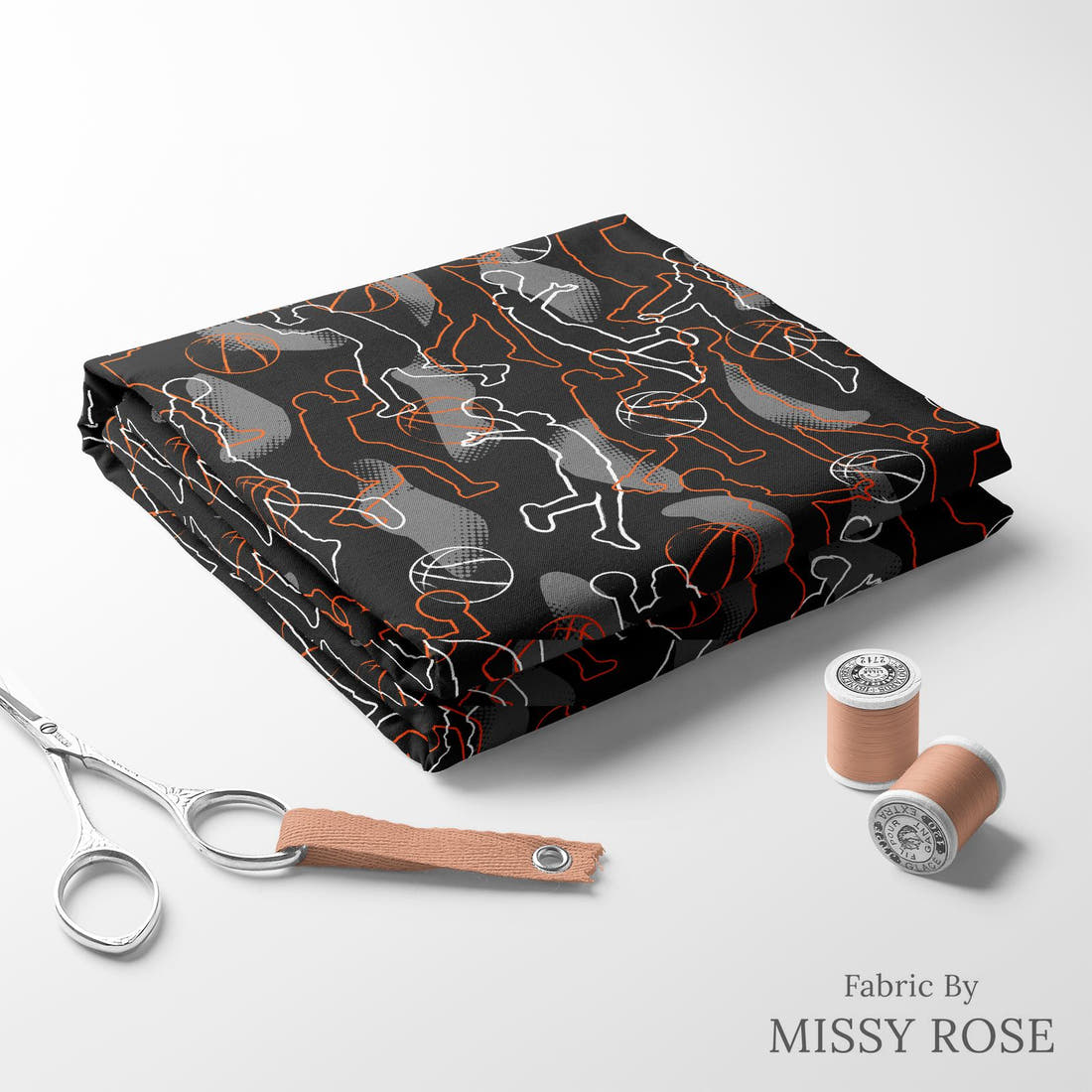 Countdown Collection 263 folded fabric stack with matching thread - pre-order fabric Australia | Fabric by Missy Rose