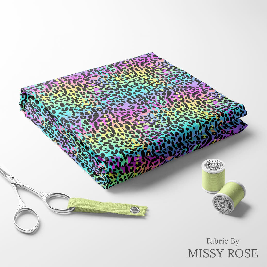 Countdown Collection 266 folded fabric stack with matching thread - pre-order fabric Australia | Fabric by Missy Rose