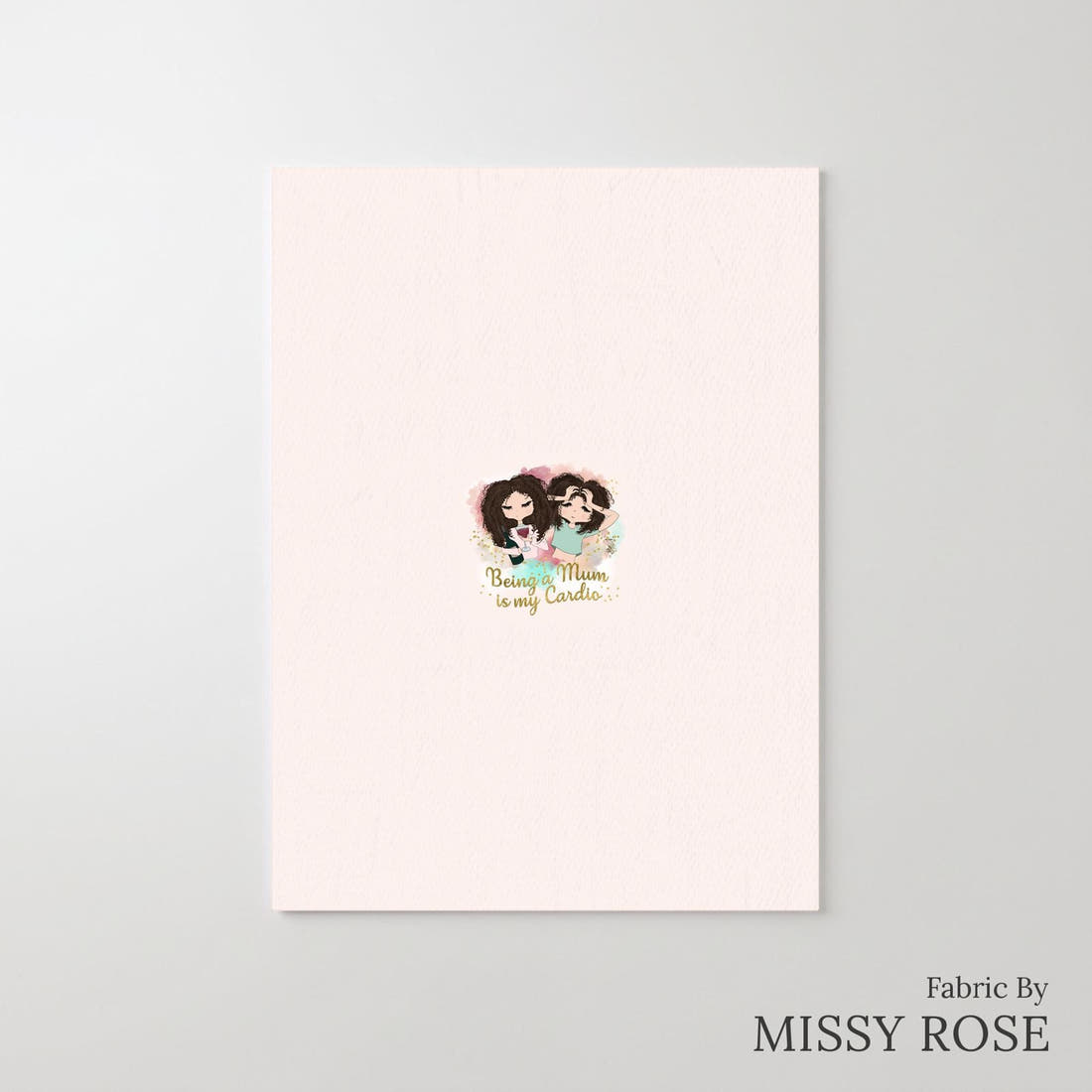Design 1054 Joke Panel – printed fabric panel with centred picture, custom printed to order | Fabric by Missy Rose