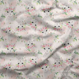 Design 1076 - Pink Lamb Fabric