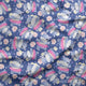 Design 109 - Blue Hippopotamus Fabric