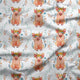 Design 1105 - Floral Pig Fabric