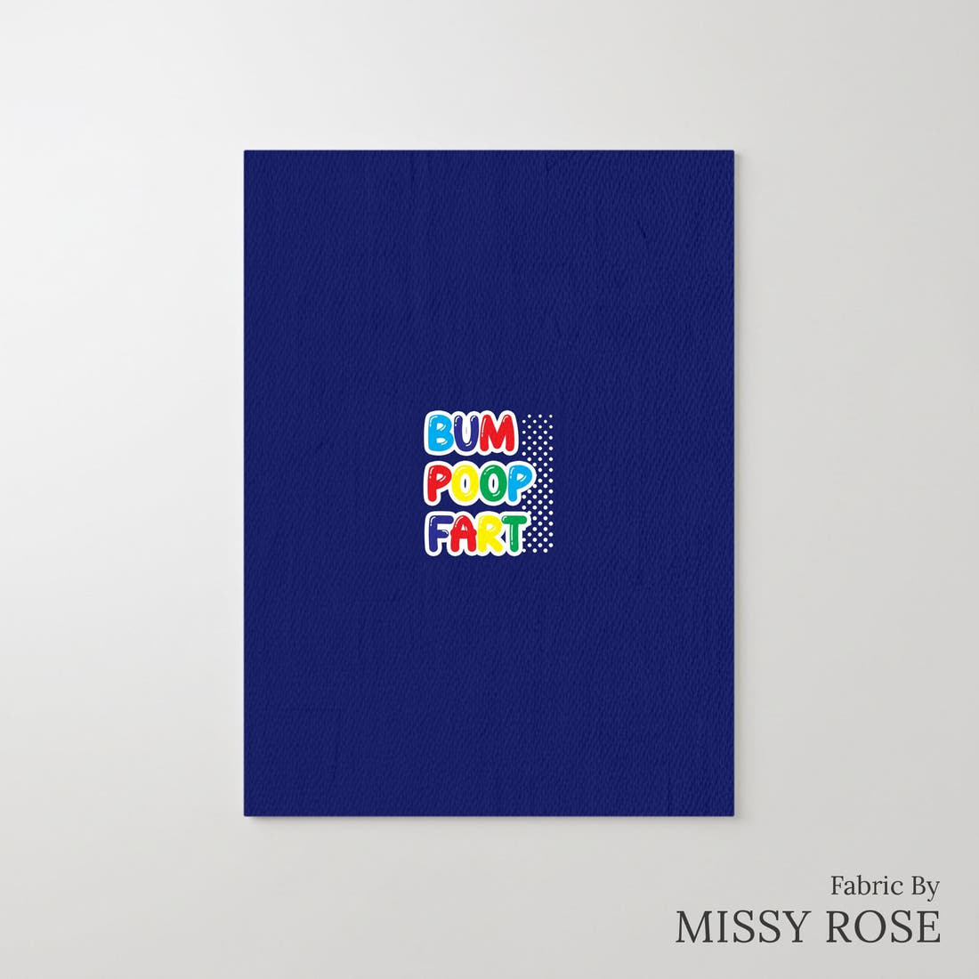 Design 112 Naughty Words Panel – printed fabric panel with centred picture, custom printed to order | Fabric by Missy Rose