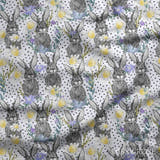 Design 1120 - Floral Bunny Fabric