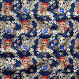 Design 1149 - Navy Bunny Fabric