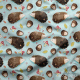 Design 1151 - Blue Hedgehog Fabric